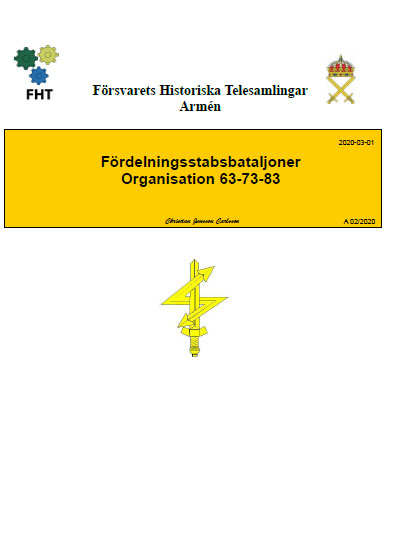 Fördelningsstabsbat organisation