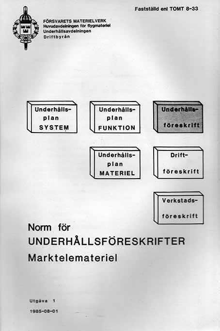 Norm för underhållsföreskrift