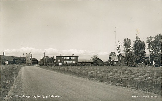 Kungl. Skararborgs flygflottilj, grindvakten 1956