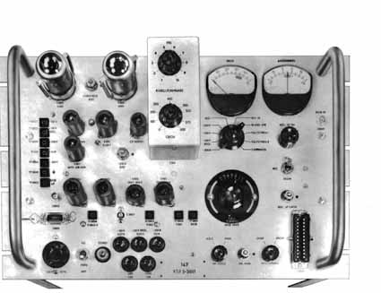 RL-81 kraftenhet sändare, frontpanel